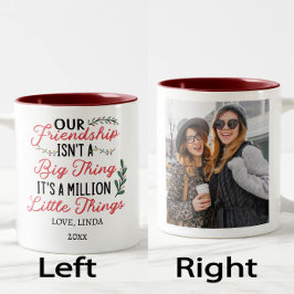 Taza Bicolor Nuestra Amistad es un millón de pequeñas cosas