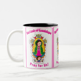 Taza Bicolor Nuestra Señora de Guadalupe