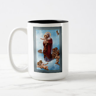 Taza Bicolor Nuestra Señora de los Ángeles, por William Bouguer