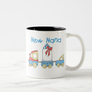 Taza Bicolor Nueva Nana - Trompeolas de tren y regalo