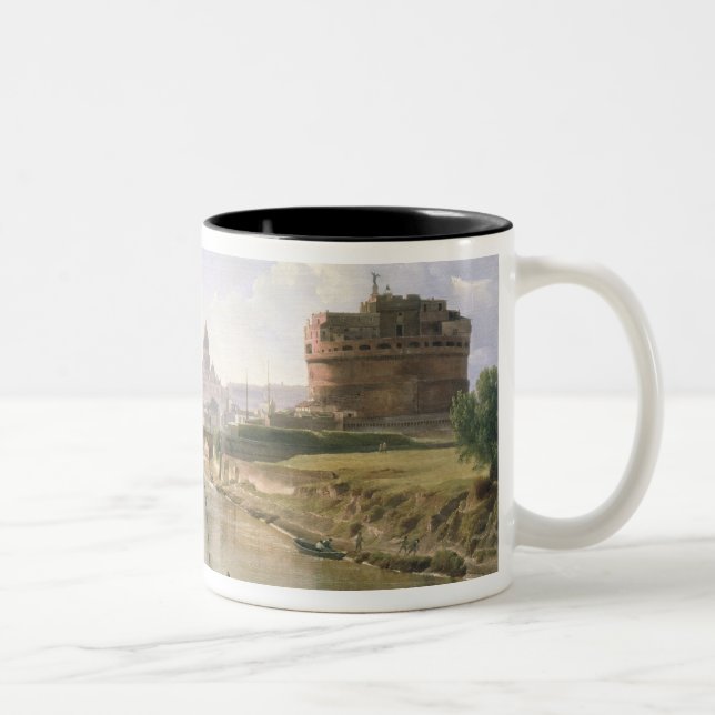 Taza Bicolor Nueva Roma con el Castel Sant'Angelo (Derecha)
