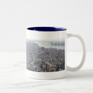 Taza Bicolor Nueva York del Empire State Building