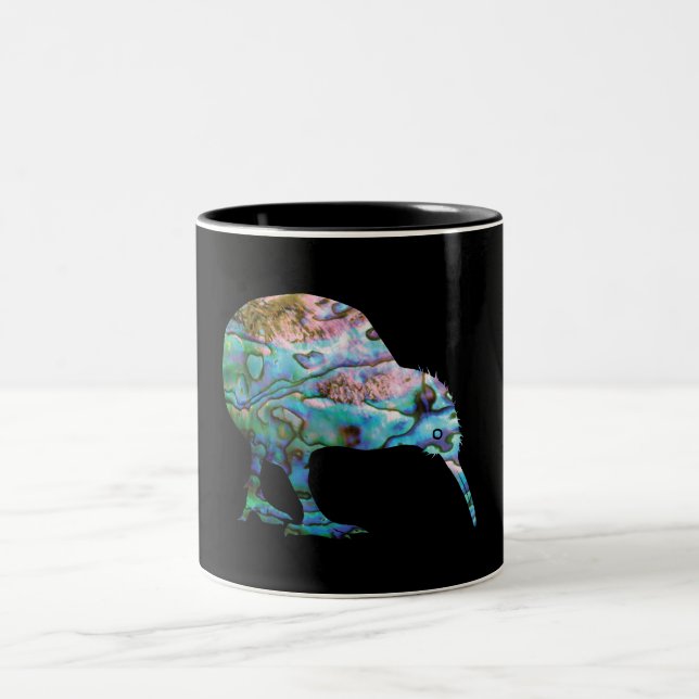 TAZA BICOLOR NUEVA ZEALAND KIWI PAUA (Centro)