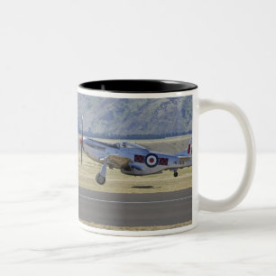 Taza Bicolor Nueva Zelanda, Otago, Wanaka, Warbirds más de 4