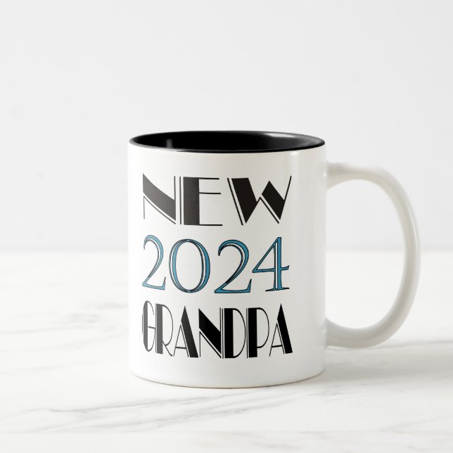 Taza Bicolor Nuevo Abuelo Mug 2024 (Derecha)