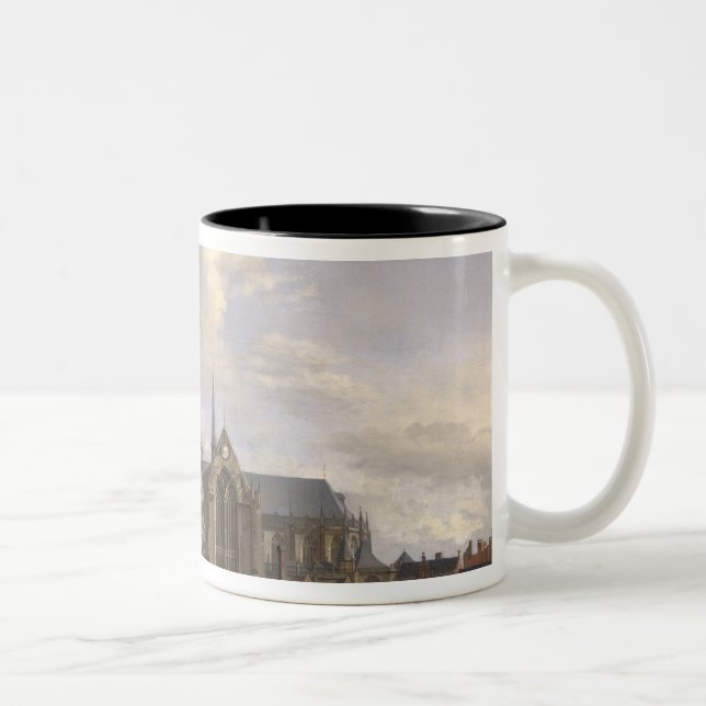 Taza Bicolor Nuevo ayuntamiento, Amsterdam, 1668 (Derecha)