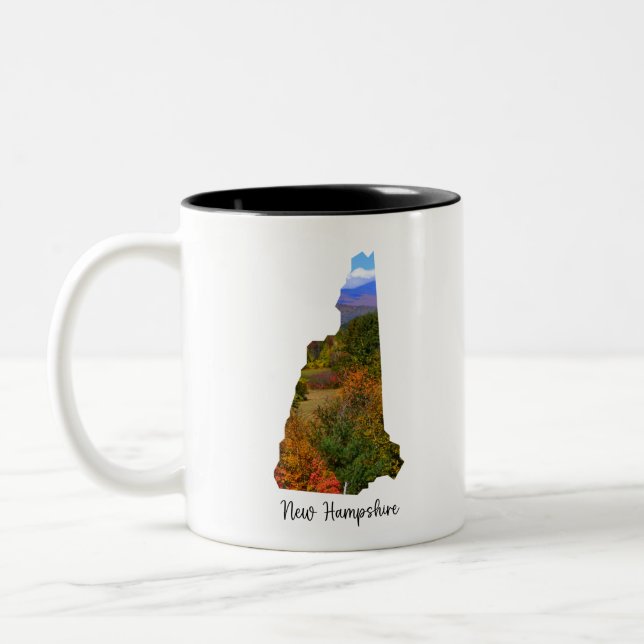 Taza Bicolor Nuevo Hampshire-El estado de las granitas (Izquierda)