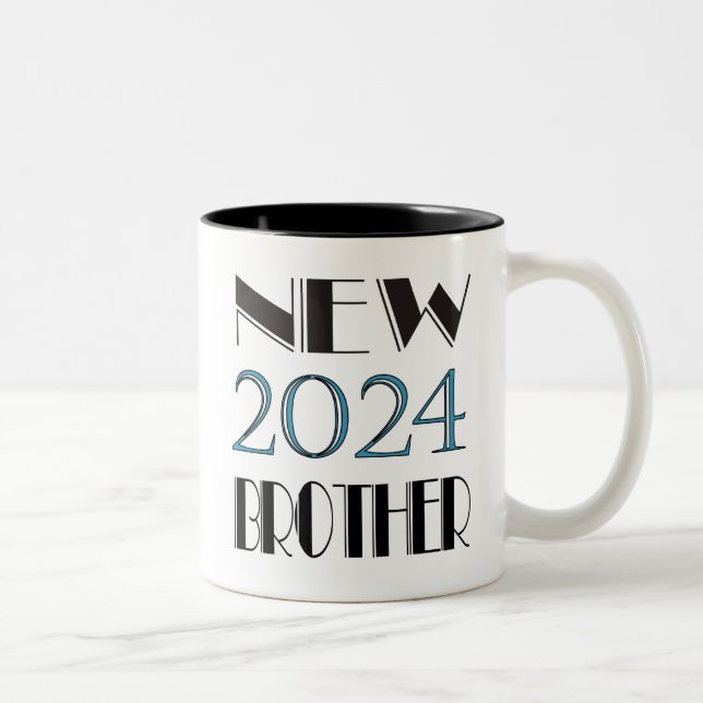 Taza Bicolor Nuevo Hermano Mug 2024 (Derecha)