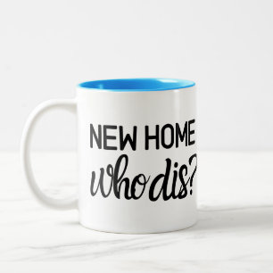 Taza Bicolor Nuevo hogar que SID, regalo del agente