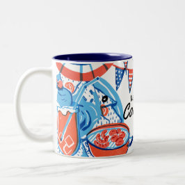 Taza Bicolor Nuevo regalo ciudadano - Estados Unidos Patriótico
