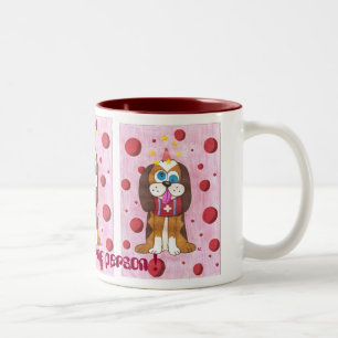 Taza Bicolor ¡Nuez moscada moscada el perro no soy una persona