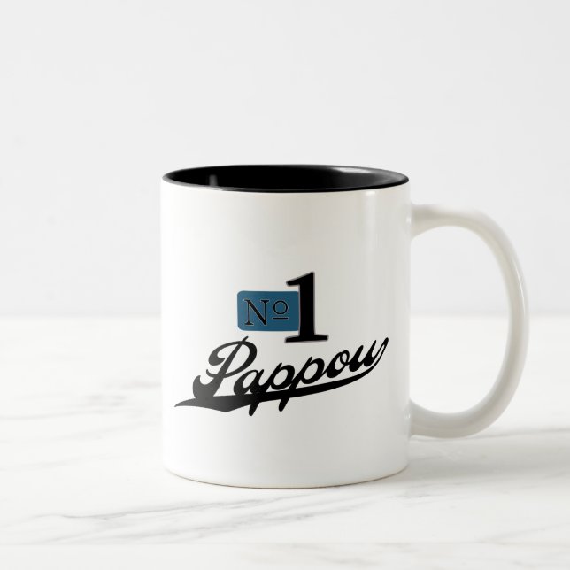 Taza Bicolor Número uno Pappou (Derecha)