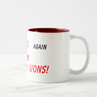 Taza Bicolor ¡nunca dé para arriba!