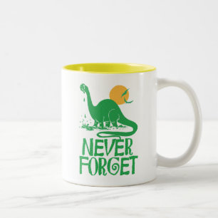 Taza Bicolor Nunca olvide el punto grande