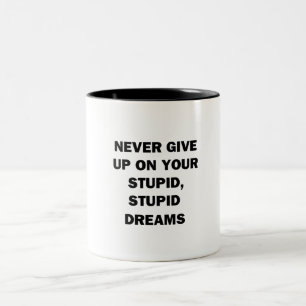 Taza Bicolor Nunca rendirse