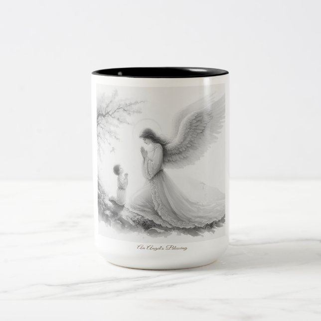 Taza Bicolor Nunca solo (Centro)