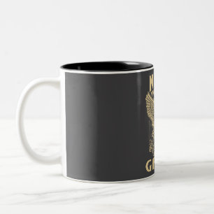 Taza Bicolor Nunca Subestimes El Poder De Gallo