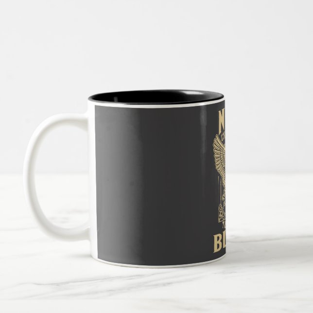 Taza Bicolor Nunca Subestimes El Poder De Las Burlas (Izquierda)
