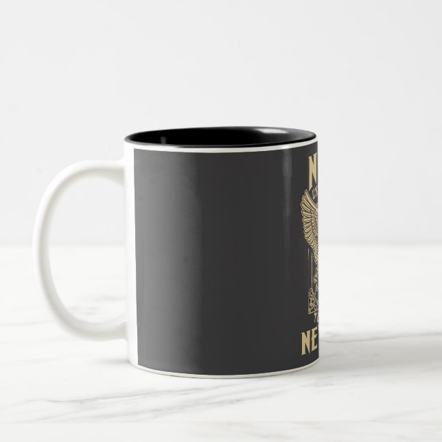 Taza Bicolor Nunca Subestimes El Poder De Newton (Izquierda)
