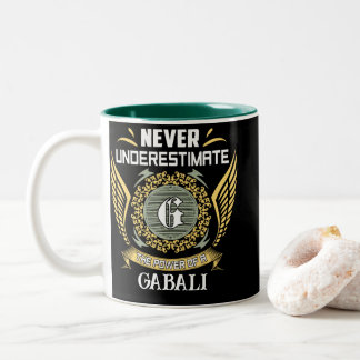 Taza Bicolor Nunca Subestimes El Poder De Un Gabali