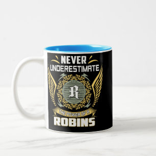 Taza Bicolor Nunca Subestimes El Poder De Un Petirrojo