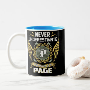 Taza Bicolor Nunca Subestimes El Poder De Una Página