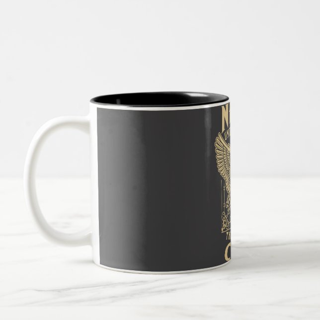 Taza Bicolor Nunca Subestimes El Poder Del Funda (Izquierda)
