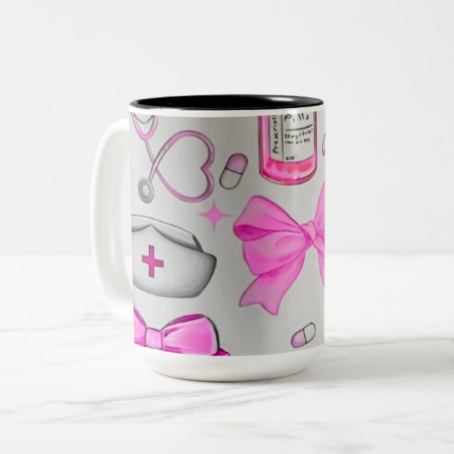 Taza Bicolor Nurse Items (Anverso izquierdo)