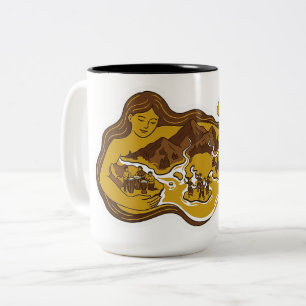 Taza Bicolor Nusa Ina (Isla Madre)