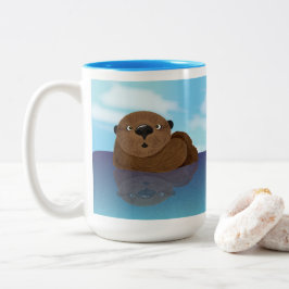 Taza Bicolor ¡Nutria-LY adorable!