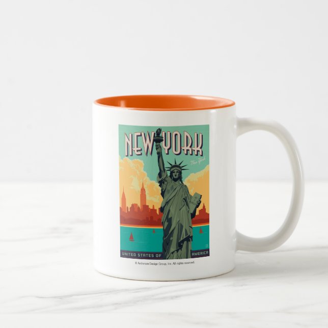 Taza Bicolor NYC - Lady Liberty (Derecha)