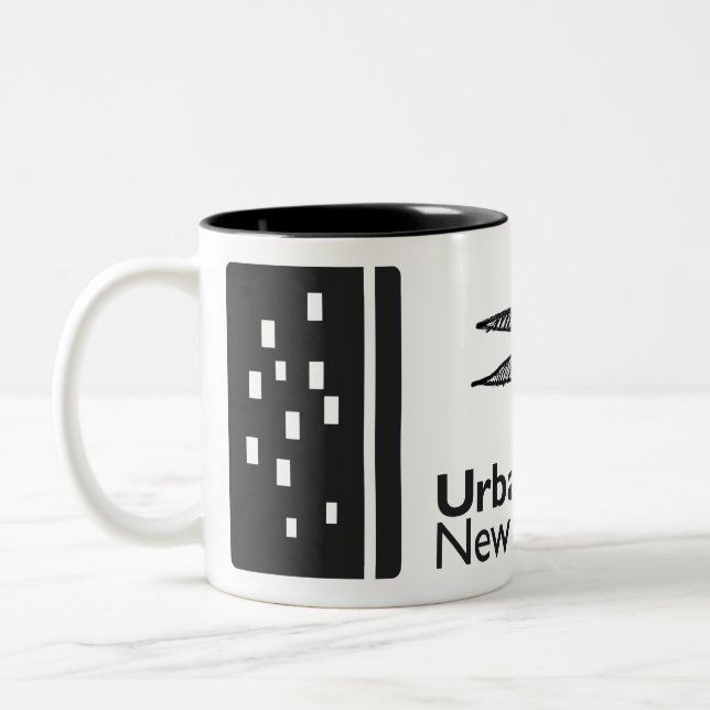 Taza Bicolor NYC Urbanismo Sketchers Mug (Izquierda)