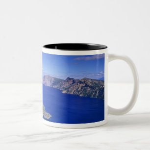 Taza Bicolor O, Crater Lake NP, Wizard Island y Crater
