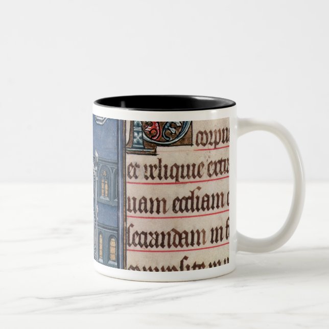 Taza Bicolor Obispo Consecrating una iglesia (Derecha)