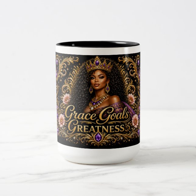 Taza Bicolor Objetivos de Gracia Grandeza (Centro)