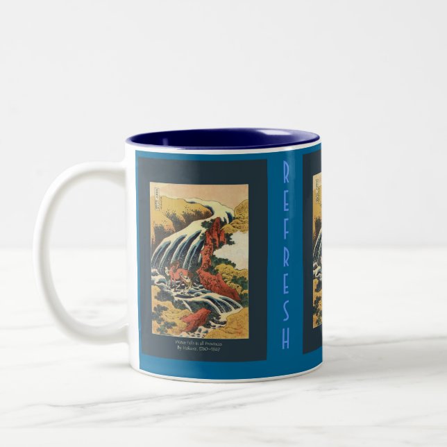 Taza Bicolor Obras de arte japonesas de HOKUSAI (Izquierda)