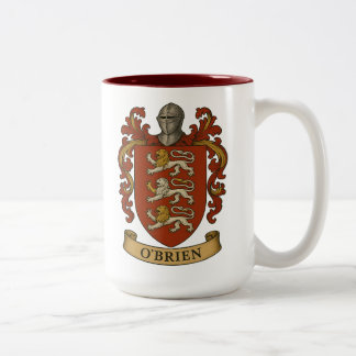 Taza Bicolor O'Brien Family Crest Mug