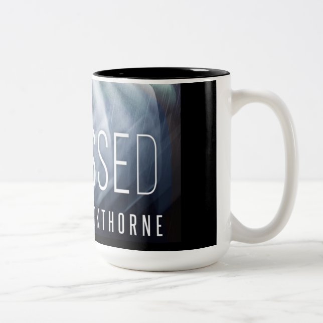 Taza Bicolor Obsesionado - obsesionado simplemente 15 onzas. (Derecha)