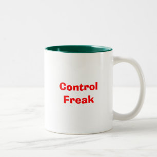Taza Bicolor Obseso del control