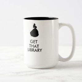 Taza Bicolor Obtener esa biblioteca