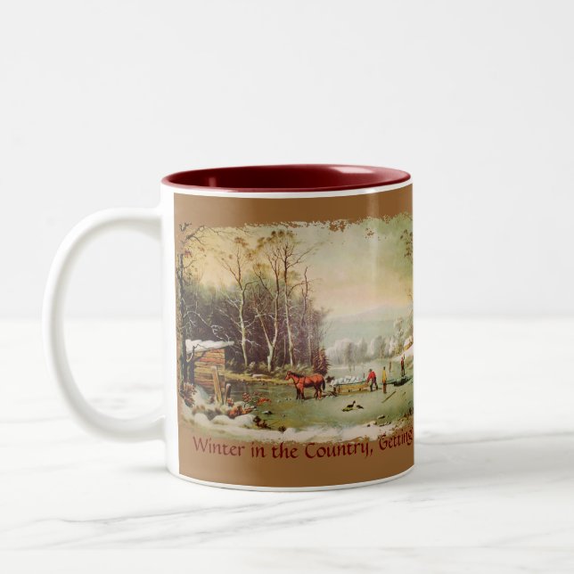 Taza Bicolor Obteniendo café helado (Izquierda)