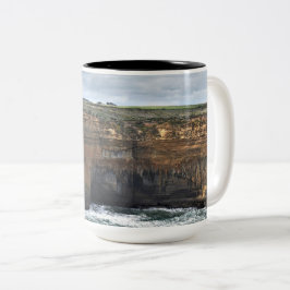 Taza Bicolor Ocean Carved Wonders