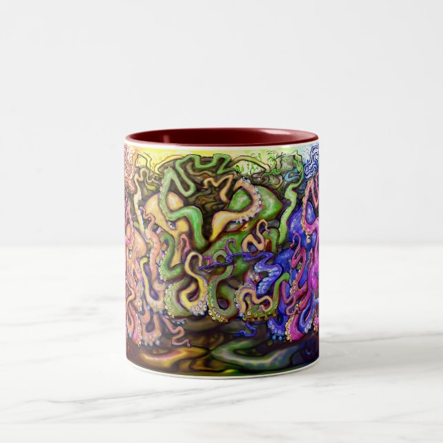 Taza Bicolor Octopi 2-Tone Coffee Mug (Centro)
