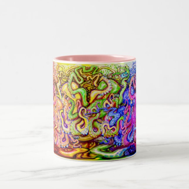 Taza Bicolor Octopi 2-Tone Coffee Mug (Centro)