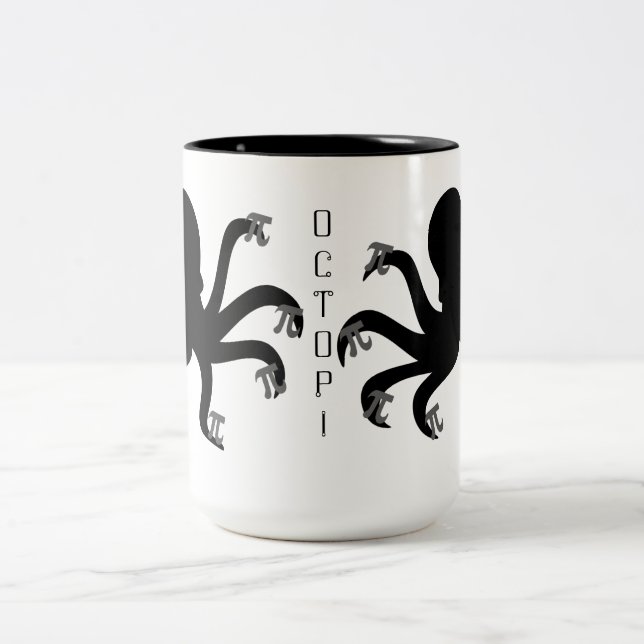 Taza Bicolor Octopi Pi Day (Centro)