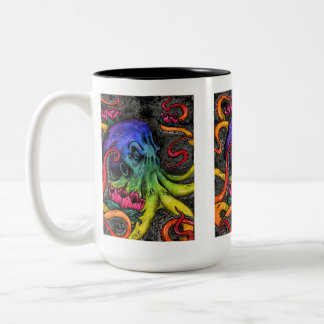 Taza Bicolor Octopus