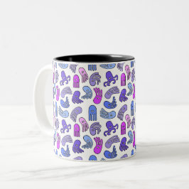 Taza Bicolor Octopus Mug