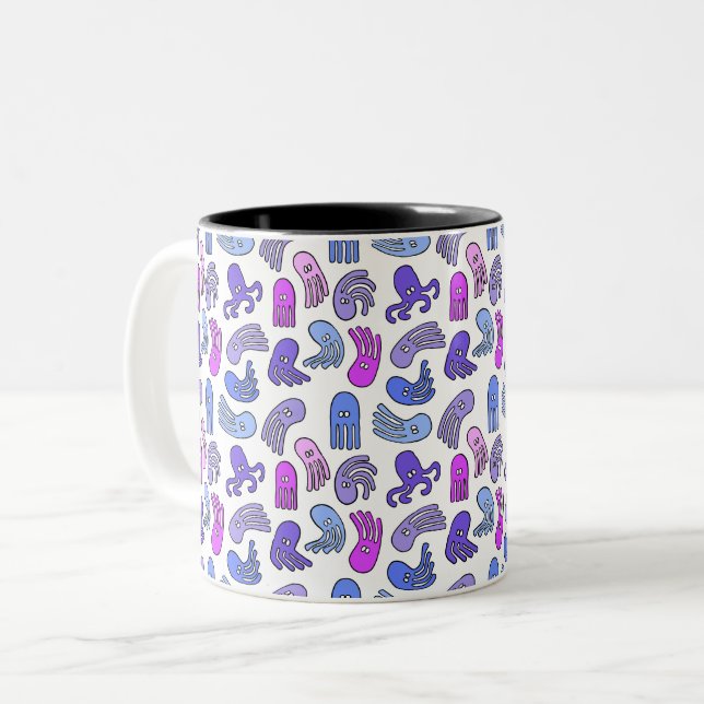 Taza Bicolor Octopus Mug (Anverso izquierdo)