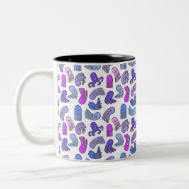 Taza Bicolor Octopus Mug
