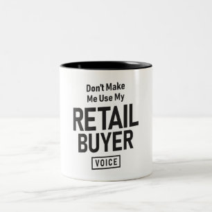Taza Bicolor Ocupación de trabajo de comprador minorista
